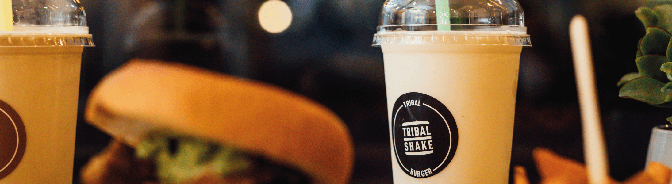 Tribal burger alcohol shakes