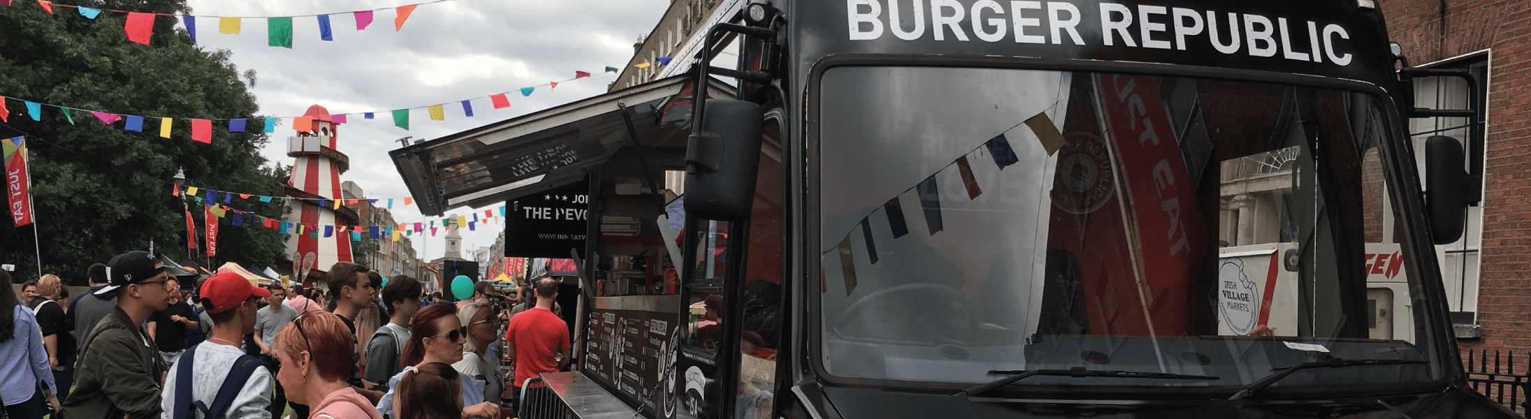 Burger food truck Belfast, Ireland